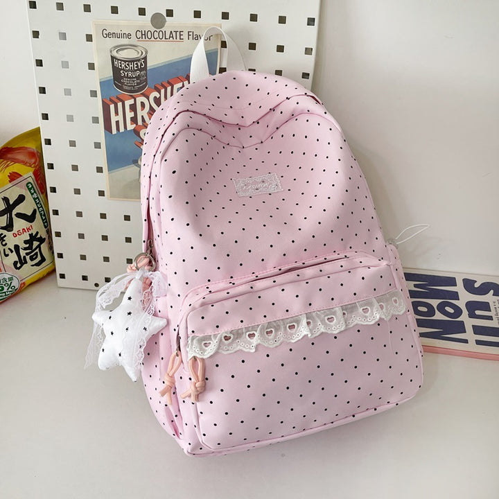 Cute Decorative Polka Dot Backpack Stornfield
