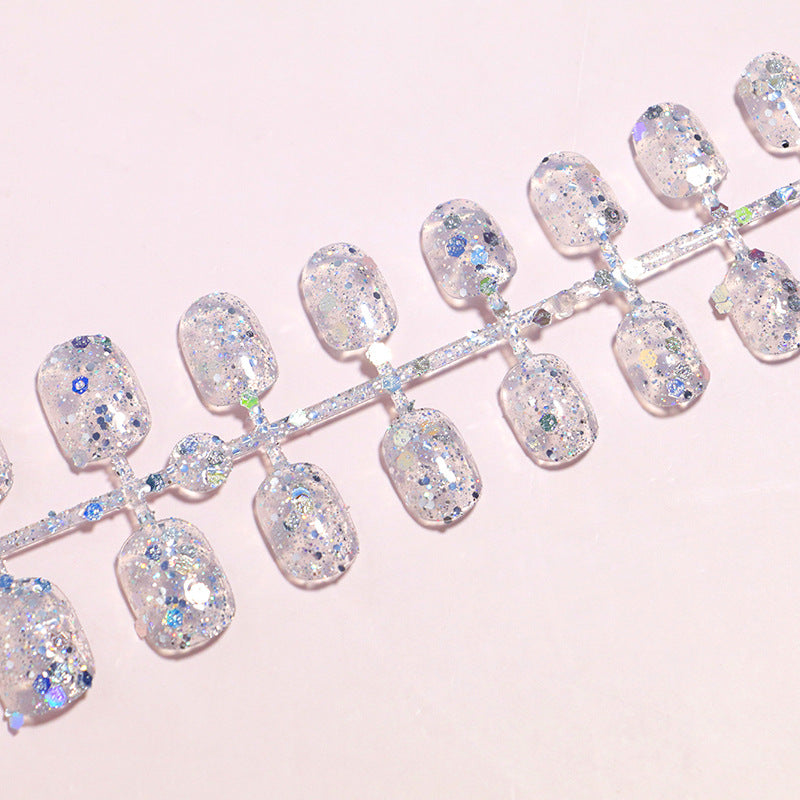 Glittery Press-On Nails Stornfield