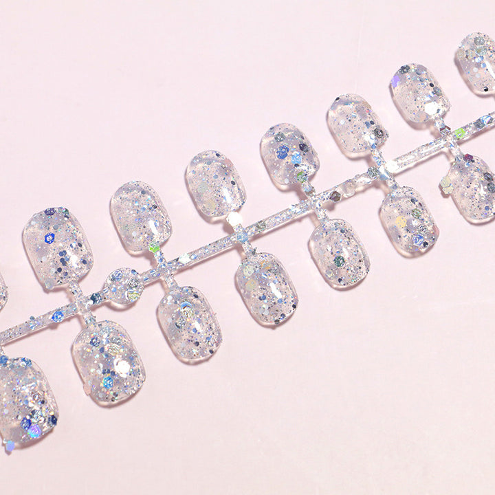 Glittery Press-On Nails Stornfield