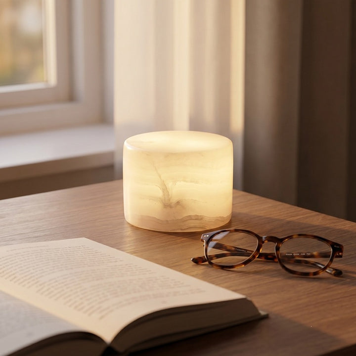 Modern Alabaster Accent Lamp