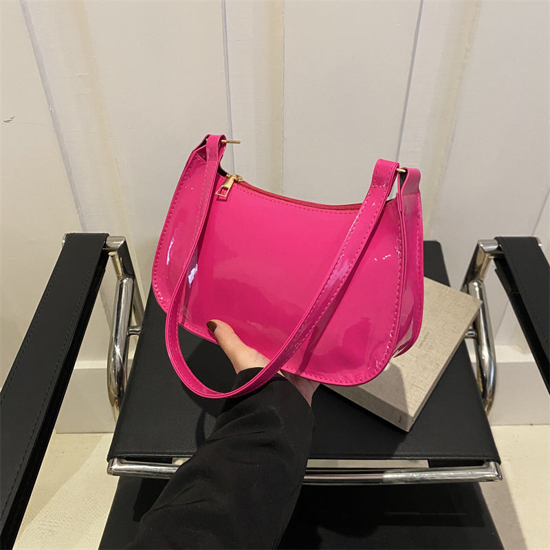 Chic Patent Leather Shoulder Bag Stornfield