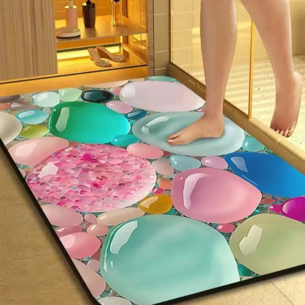 Colorful Abstract Area Mat