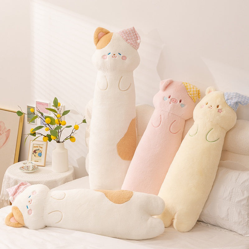 Plush neck roll with kitten motif Stornfield