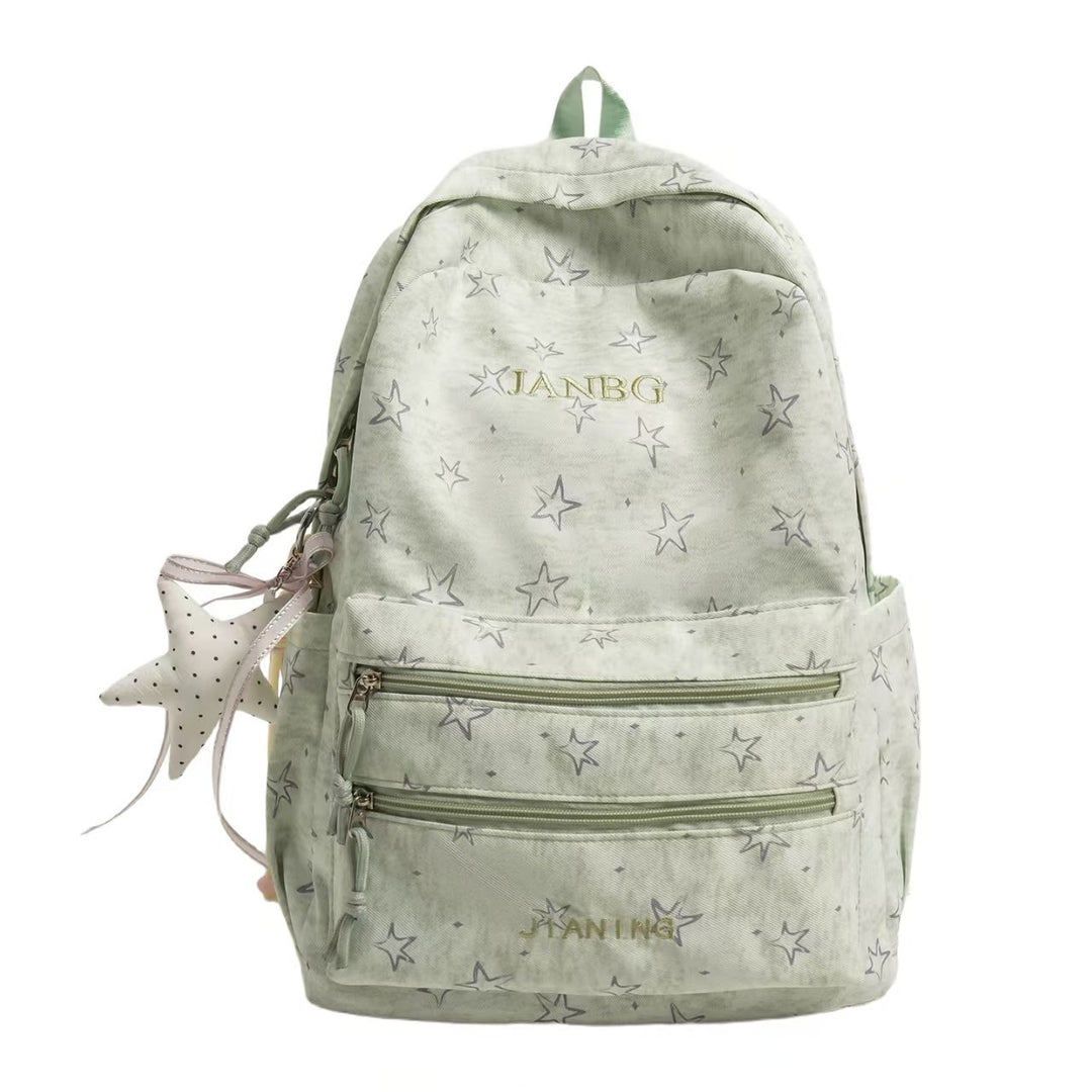 Star Print Casual Backpack Stornfield