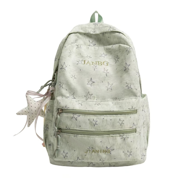 Star Print Casual Backpack Stornfield