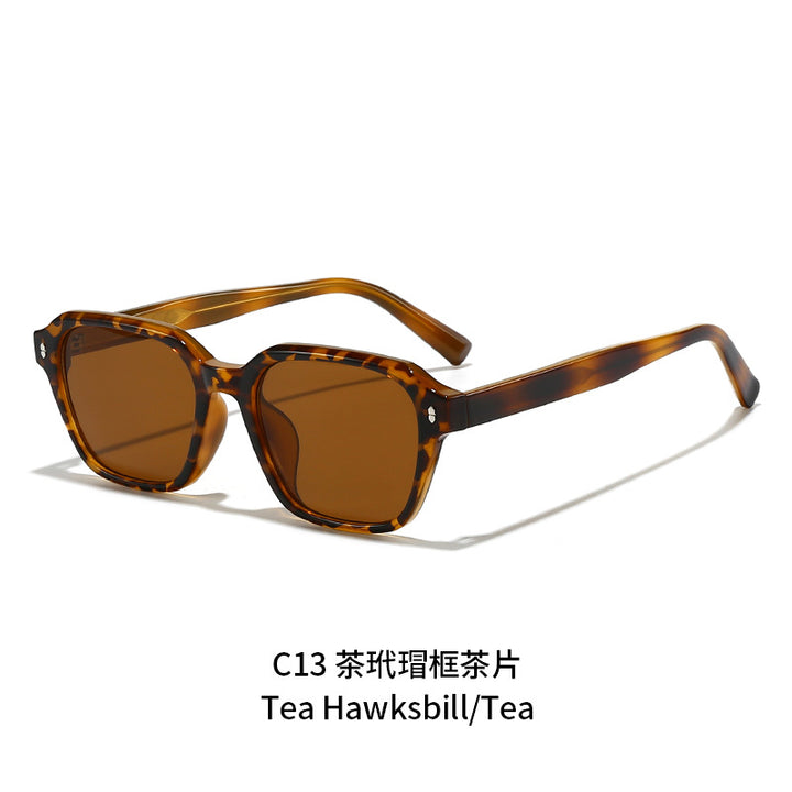 Women's fashionable sunglasses with square frame and UV protection Stornfield
