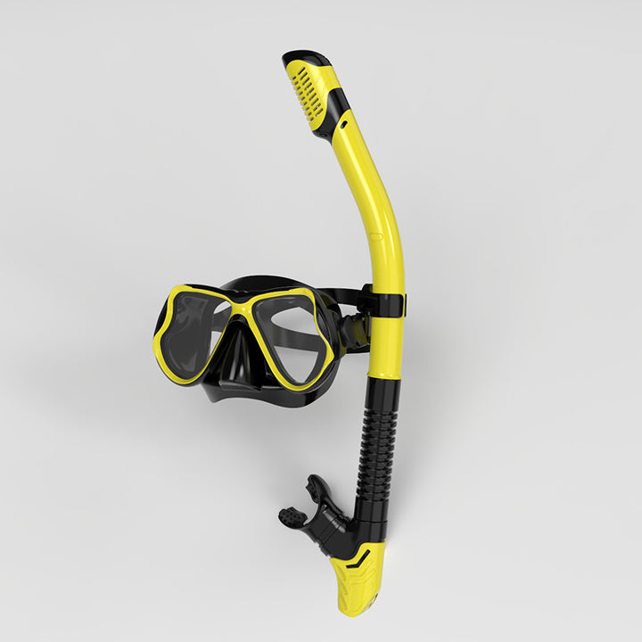 Snorkel mask with ergonomic fit and innovative breathing technology Stornfield