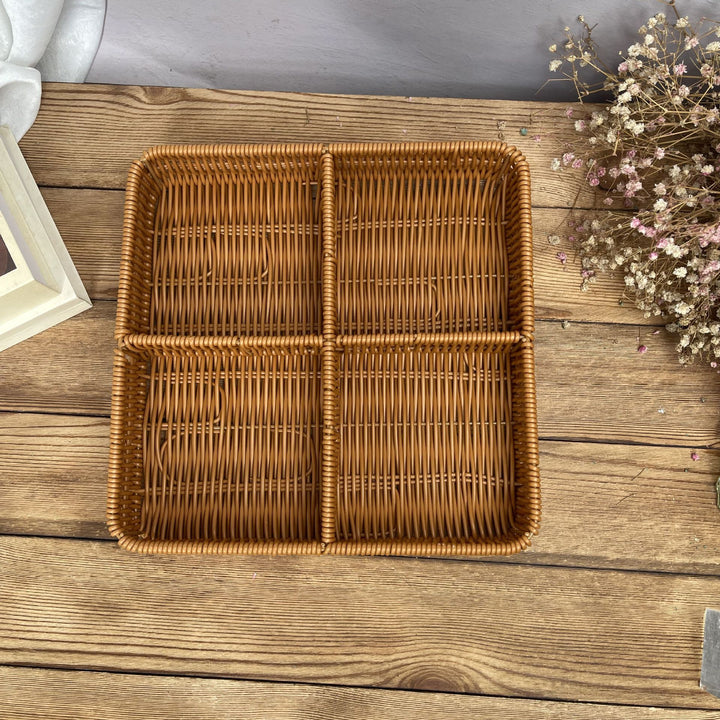 Women’s beef serving basket with four compartments Stornfield