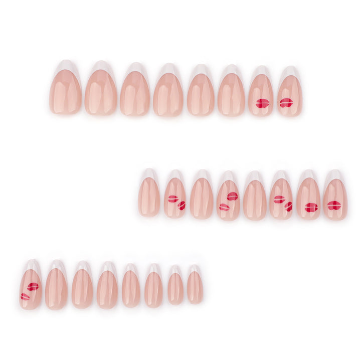 Artistic Nail Extensions with Glamorous Lip Design Stornfield