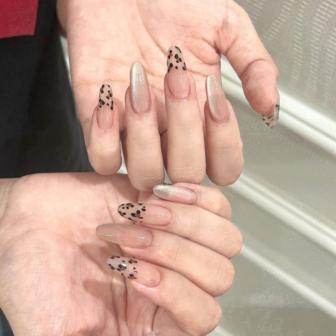 Glossy Natural Finish Press-On Nail Set