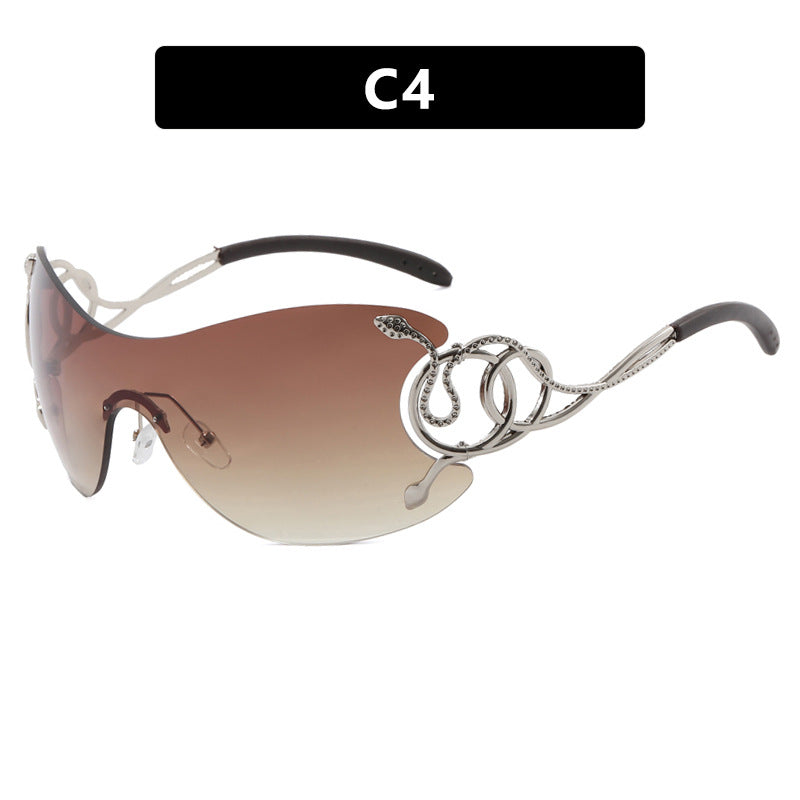 Women’s futuristic sunglasses with playful design Stornfield