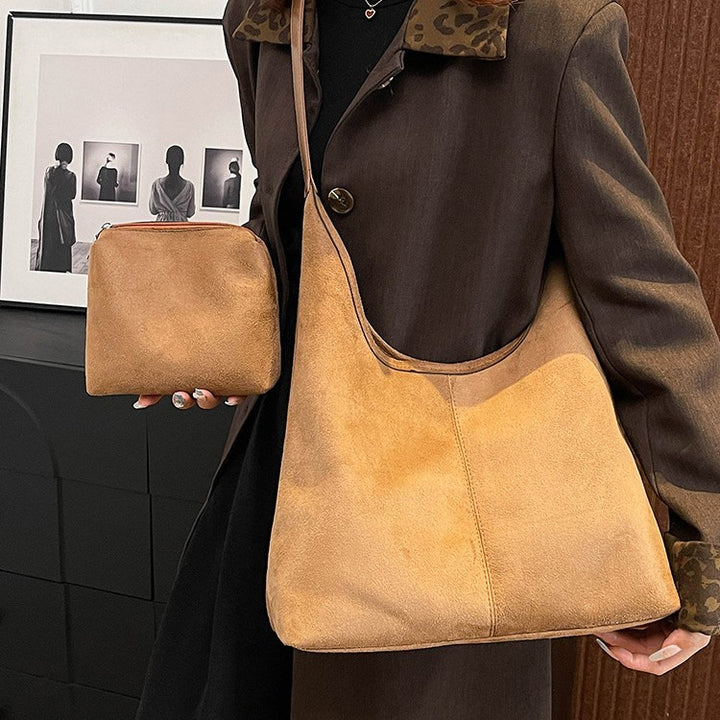 Soft Suede Hobo Shoulder Bag Stornfield
