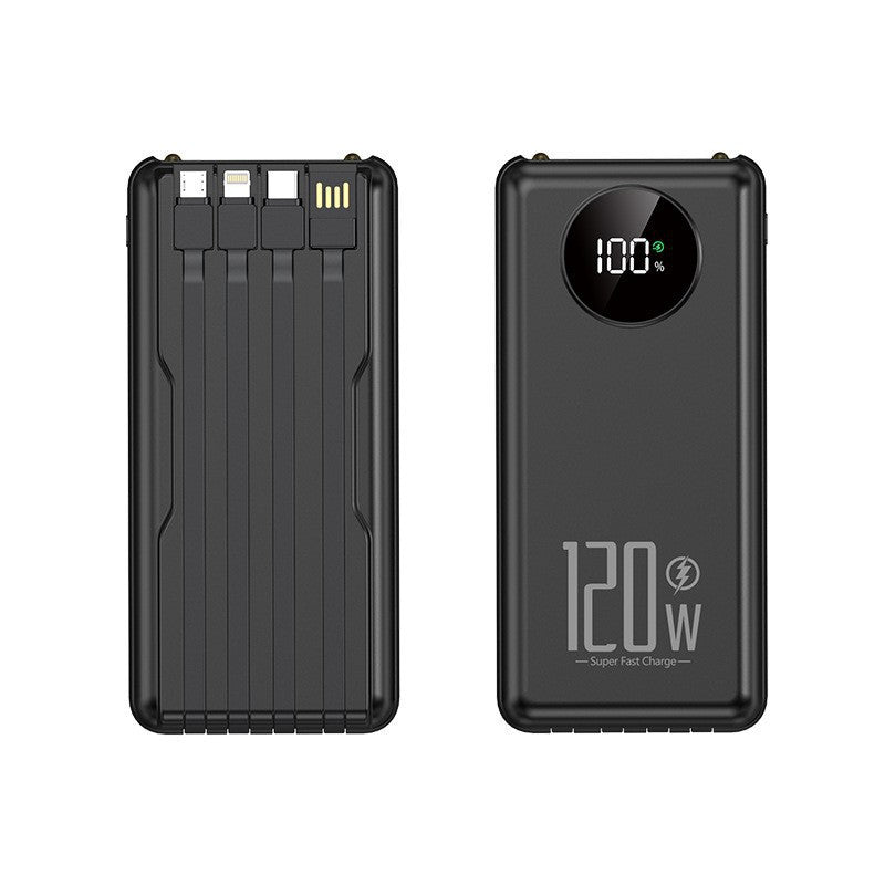 Portable high-performance power bank with intelligent cable management Stornfield