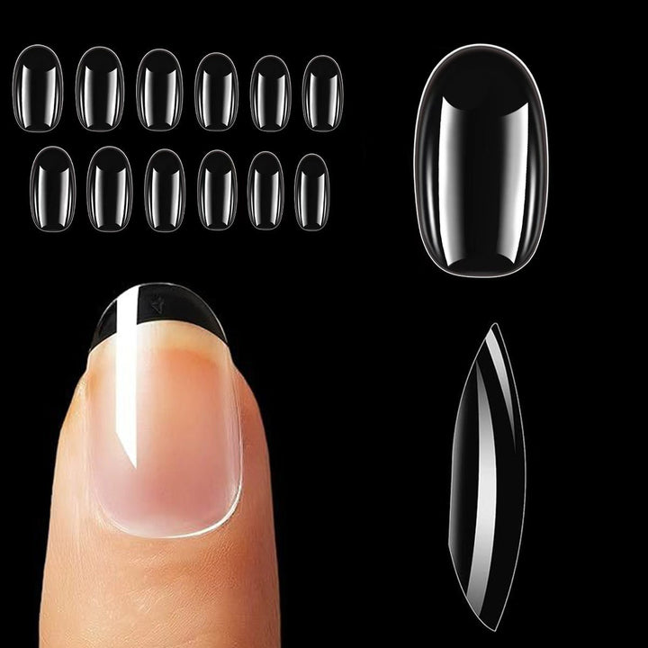 Glossy Press-On Nail Tips Stornfield