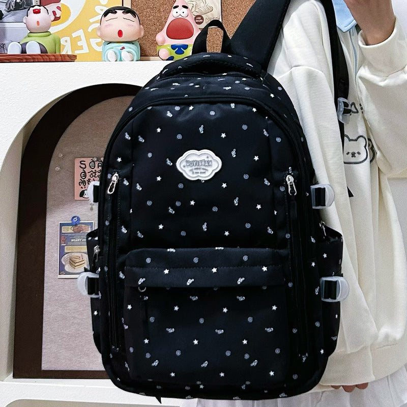 Casual Star-Print Backpack Stornfield