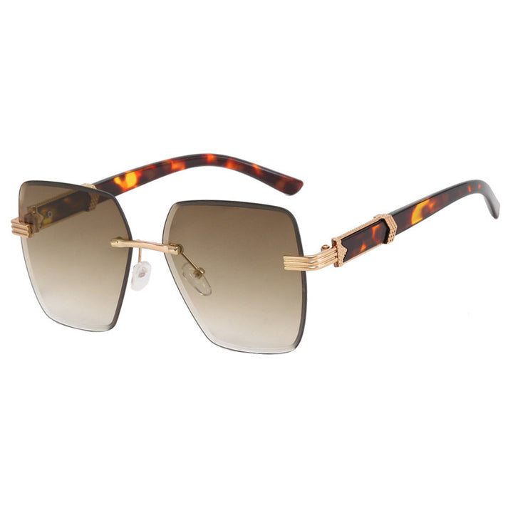 Women's trendy square sunglasses with glamorous accents and UV protection Stornfield