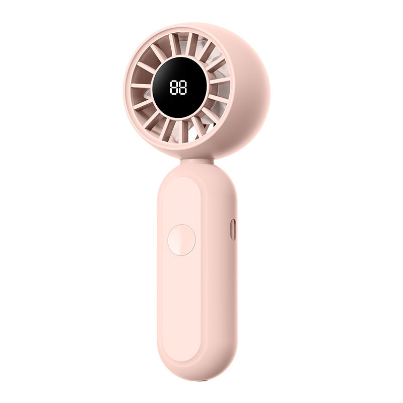 Ladies Portable Hand Fan with Digital Control Stornfield
