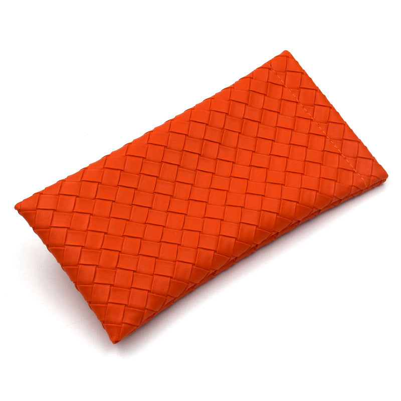 Woven Leather Clutch Wallet Stornfield