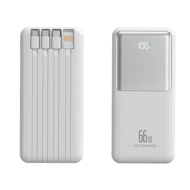 Portable power bank with integrated multifunction charging cable Stornfield