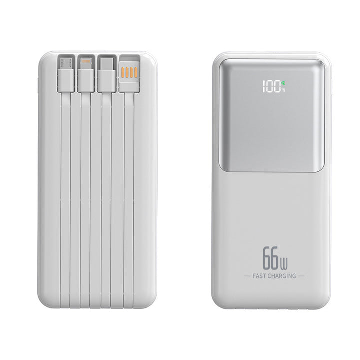 Portable power bank with integrated multifunction charging cable Stornfield