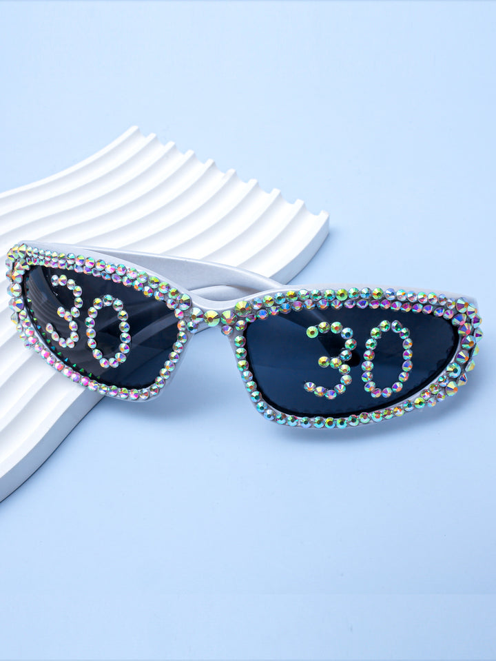 Statement Swarovski Crystal Embellished Sunglasses Stornfield