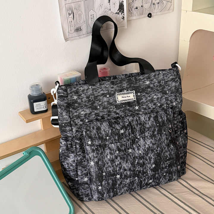 Star-Patterned Casual Tote Bag Stornfield