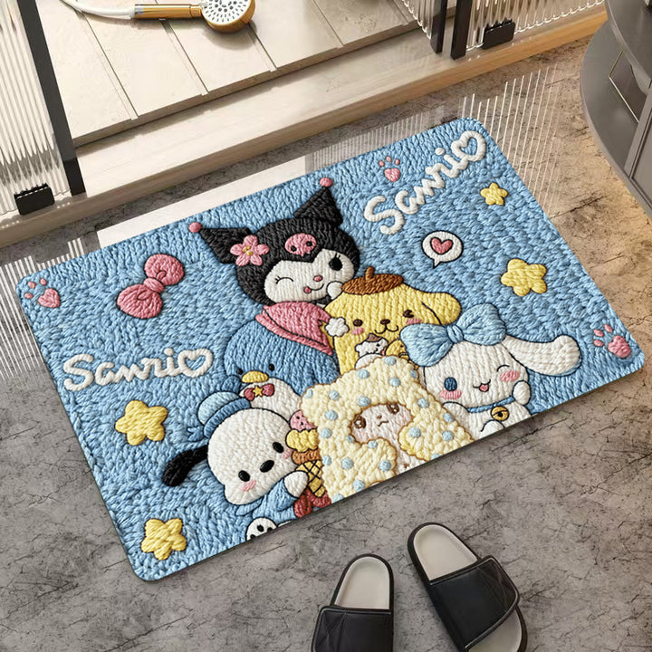 Cartoon Character Doormat for Home Entryway
