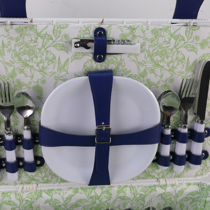 Women’s picnic basket with integrated dish set Stornfield