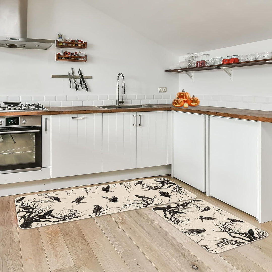 Halloween-Themed Kitchen Mat