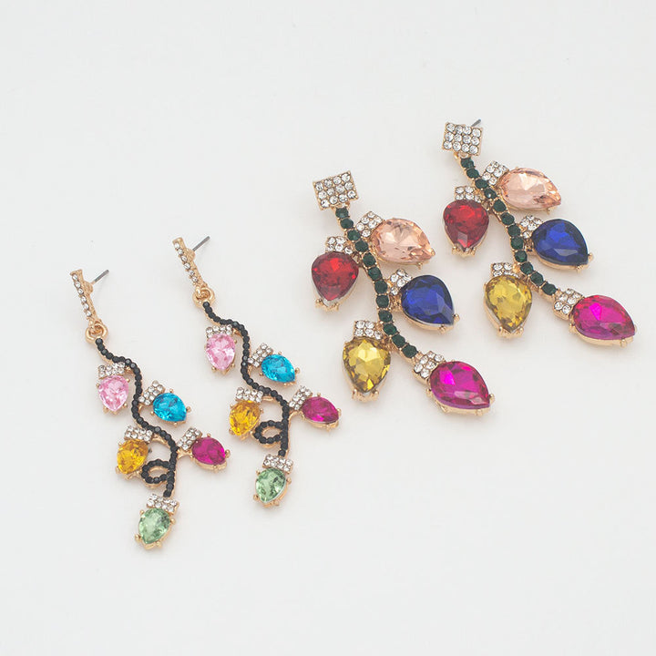 Vibrant Floral-Inspired Drop Earrings Stornfield