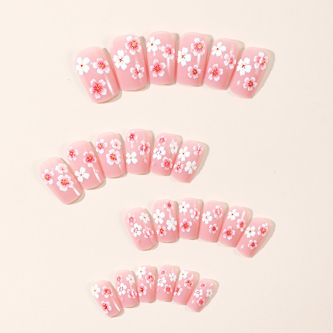 Floral Acrylic Nail Art Set Stornfield