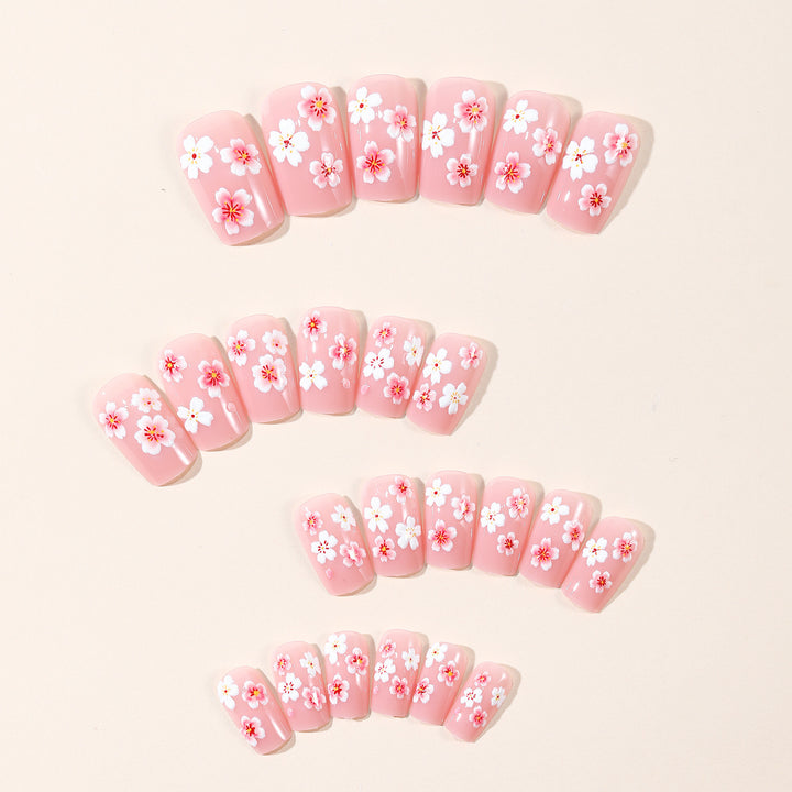 Floral Acrylic Nail Art Set Stornfield