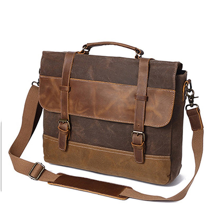 Robust briefcase with vintage design Stornfield