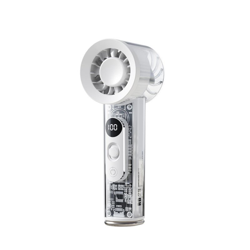 Unisex portable high-performance fan with LED display Stornfield