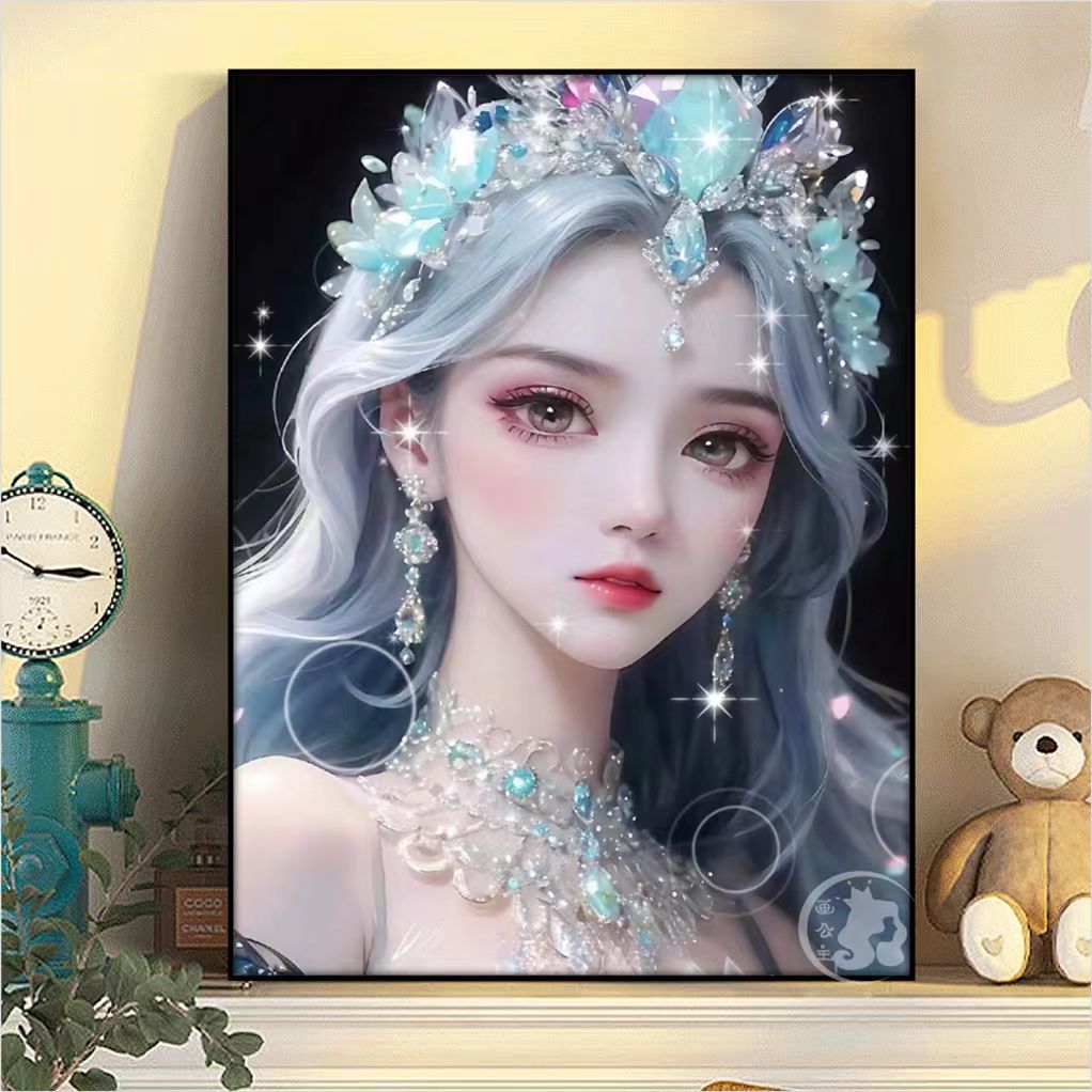 Fantasy Character Portrait Canvas Art Print Stornfield