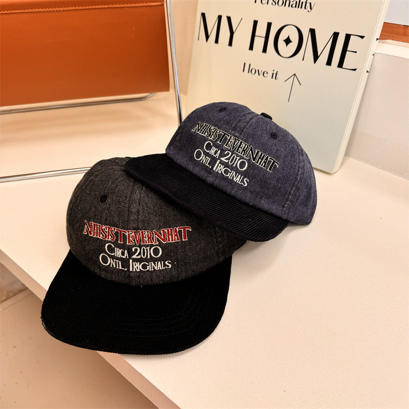 Men's Vintage-Inspired Embroidered Baseball Cap Stornfield