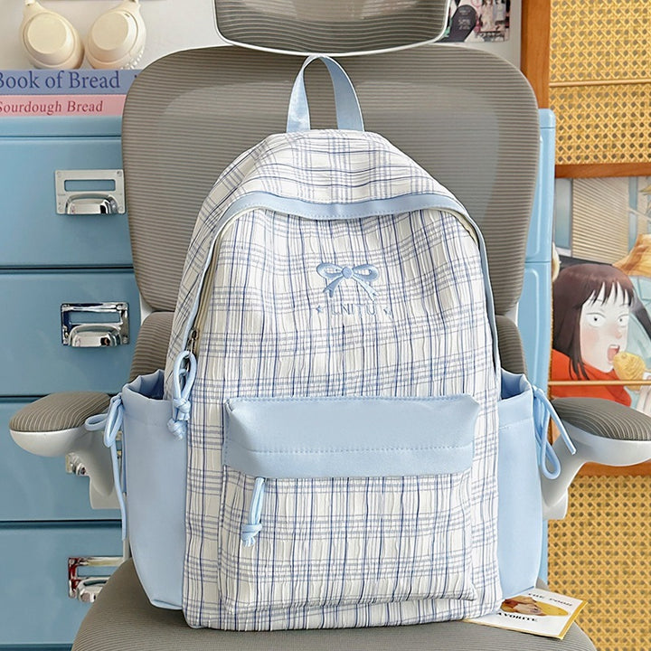 Checked Patterned Casual Backpack Stornfield