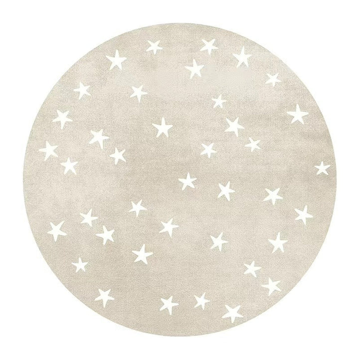Starry Sky Pattern Round Area Rug