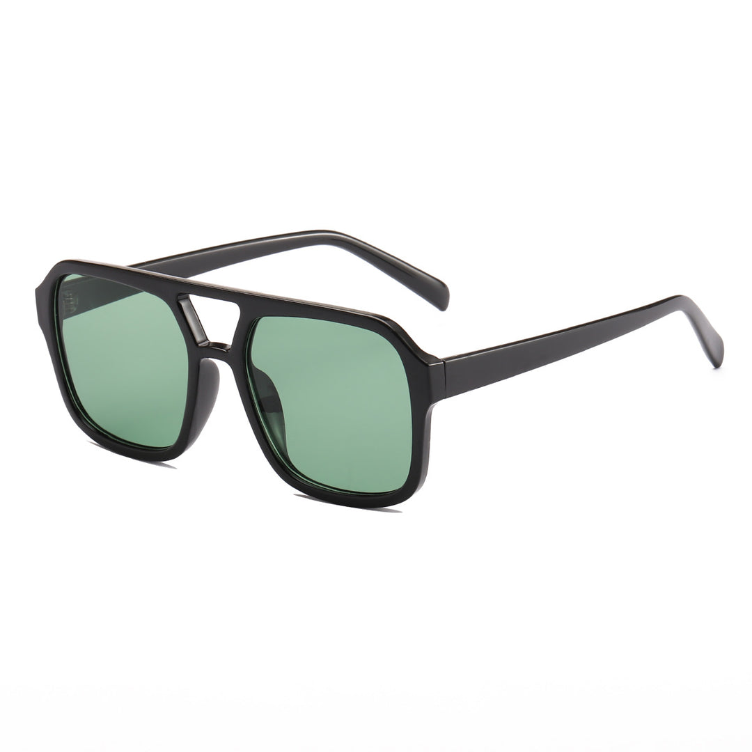 Ladies elegant square sunglasses with stylish pattern Stornfield