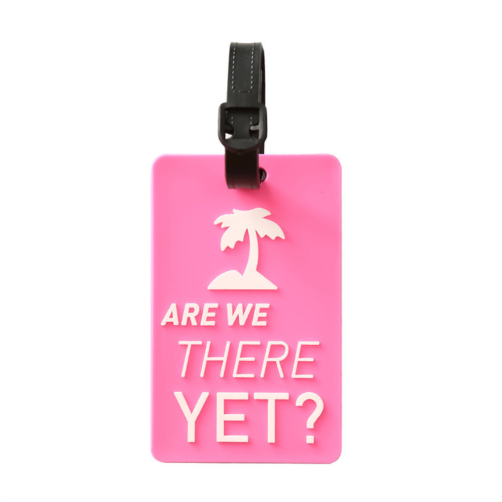 Unisex Luggage Tag with Motivating Holiday Message Bowlift