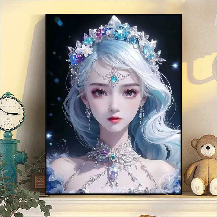 Fantasy Character Portrait Canvas Art Print Stornfield