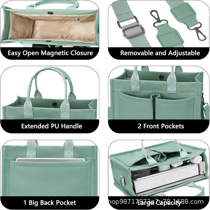 Multifunctional Tote Bag with Sturdy Design and Multiple Compartments Stornfield