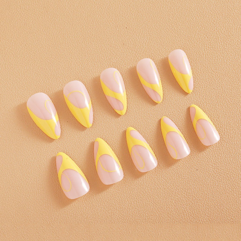 Nail set with elegant French tips Stornfield