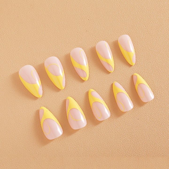 Nail set with elegant French tips Stornfield