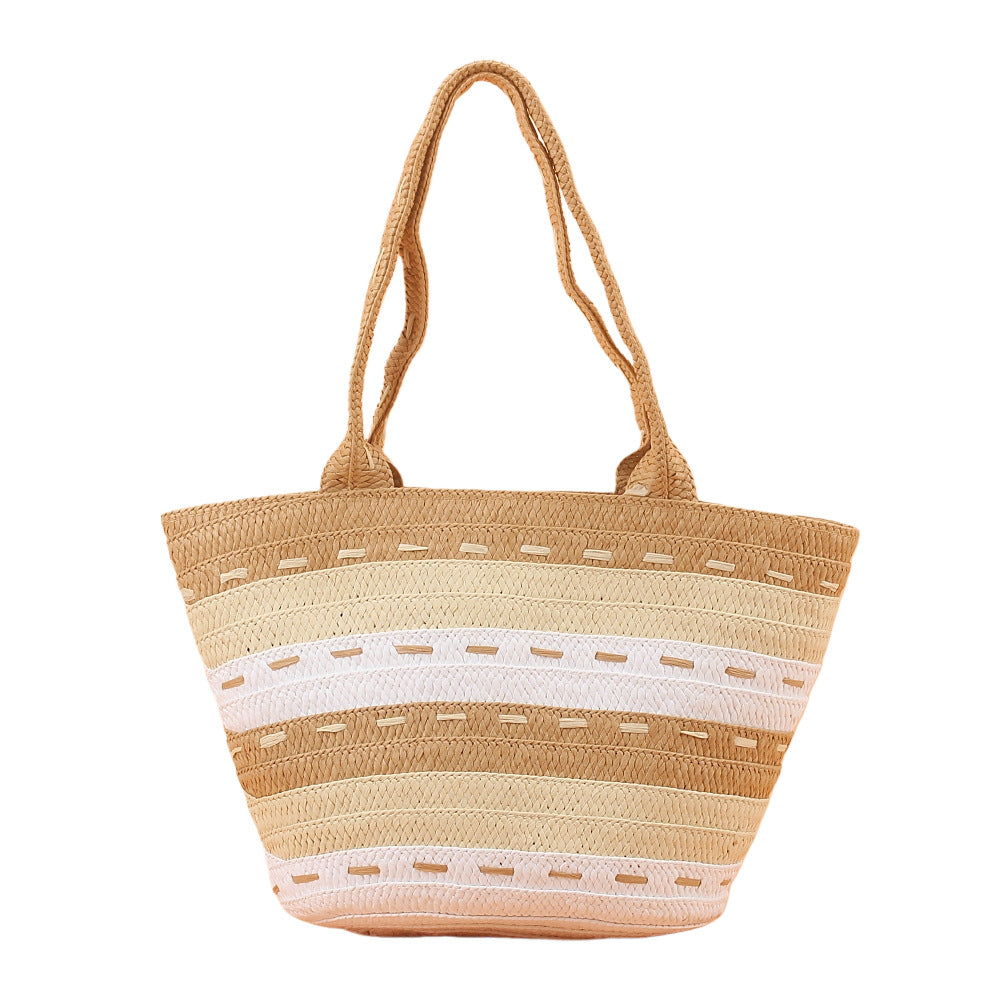 Basket bag with structured design and sturdy carrying handles Stornfield