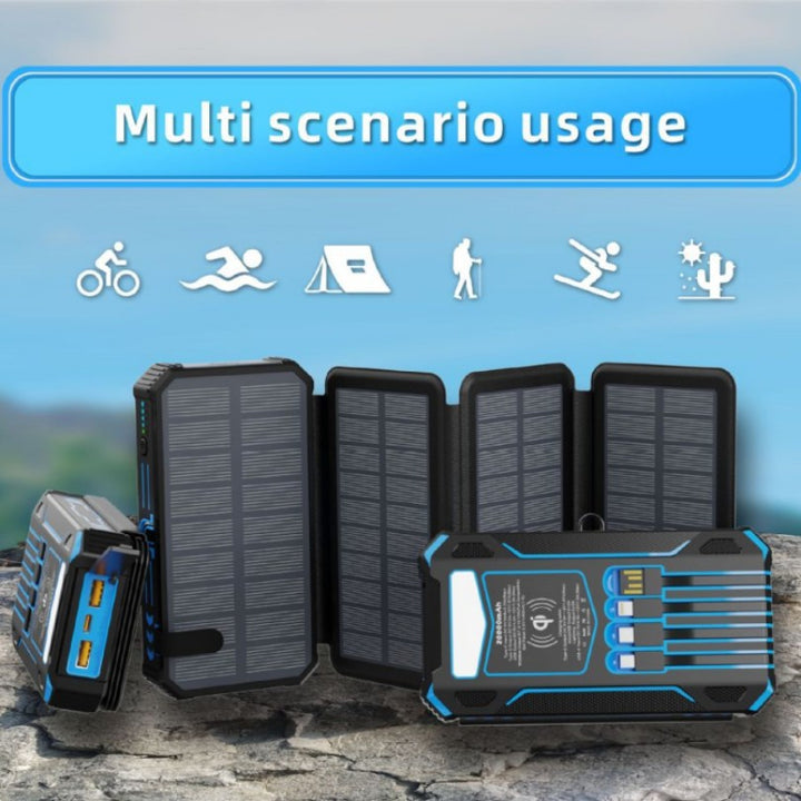 Solar-powered Power Bank with Fast Charging Function from Stornfield