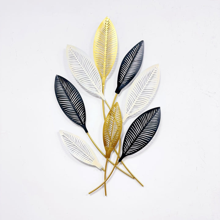 Modern Leaf Metal Wall Art Stornfield