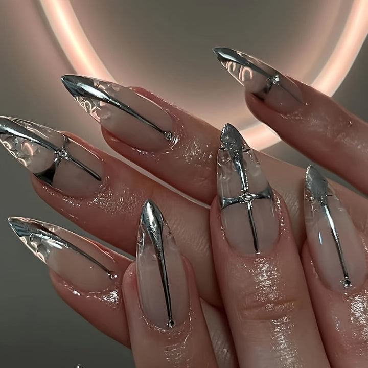 Elegant Stiletto Press-On Nail Set Stornfield