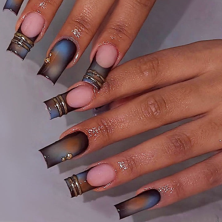 Acrylic Nail Set with Gradient Stornfield