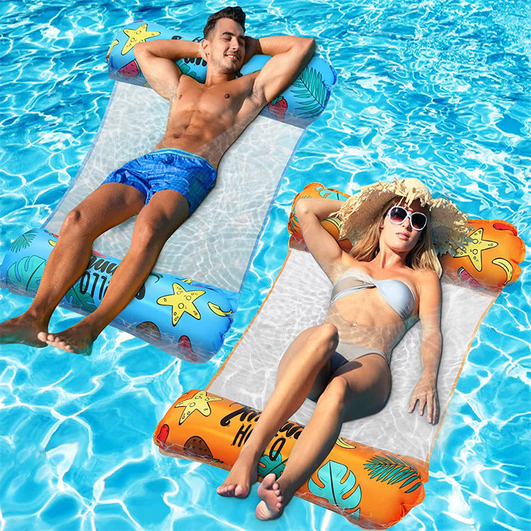 Women's inflatable lounger with transparent mesh Stornfield